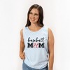 Simply Sage Market Women's Baseball Mom With Ball Garment Dyed Heavy Weight Tank - 2 of 3