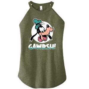 Women's - Disney - Goofy Gawrsh Graphic High Neck Tank - 1 of 2
