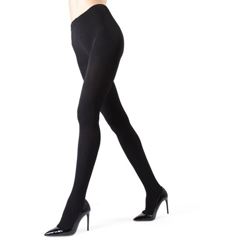 Memoi Women's Plush Lined Cozy Warm Winter Opaque Tights - image 1 of 4