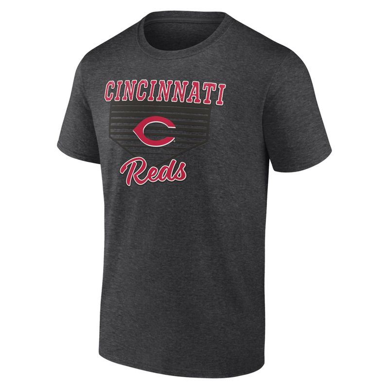 MLB Cincinnati Reds Men's Gray Core T-Shirt, 2 of 4