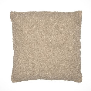 20"  Throw Pillow With Shag - 1 of 4