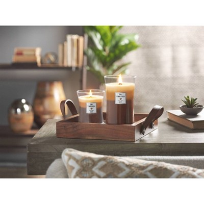 Large Hourglass Jar Candle with Wooden Lid, Café Sweets Trilogy