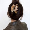 Anna-Kaci 2-Piece Translucent Marbled Hair Claw Clips Set with Curved Grip Design 4in - 3 of 4