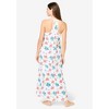 Dreams & Co. Plus Size Breezy Eyelet Knit Long Nightgown - 3 of 4