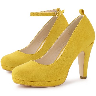 yellow sandals heels