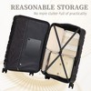 TUYOHW 20/24/28 Inch 3 PCs Carry on Suitcase Sets with Combination Lock,Carry on Luggage Sets with Spinner Wheels for Family Trips - 4 of 4