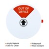 Unique Bargains 4 Options Magnetic Adhesive Decor Office Business Privacy Sign 2 Pcs - 4 of 4