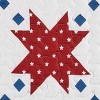 Collections Etc Americana Star Scalloped Edge Pillow Sham - 3 of 3