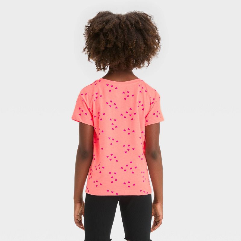 Girls' Short Sleeve Relaxed Graphic T-Shirt - Cat & Jack™, 3 of 5