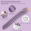 Fuzzwoof Snacker Snake Snuffle Dog Toy - No Stuffing, Squeaky & Crinkle Plush Toy, Belly Pouch for Bottles, Chew/Snuffle/Tug Toy for All Breeds - 2 of 4