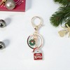 Unique Bargains Christmas Keychain Double Ring Lobster Clasp Zinc Alloy Multi-colored 3.15" 1 Pc - 4 of 4