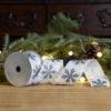 Melrose Wired Polyester Ribbon 2.5" x 10 yds. (Set of 2) - 3 of 3