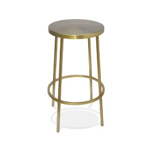 Meridian Furniture,Tyson Gold Iron Counter Stool - 1 of 4