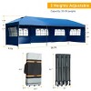 10x30 FT Heavy-Duty Pop-Up Canopy Tent with Sidewalls, UV Protection, Adjustable Height, Portable Wheeled Bag, for Outdoor Events-Coolbibila - 4 of 4