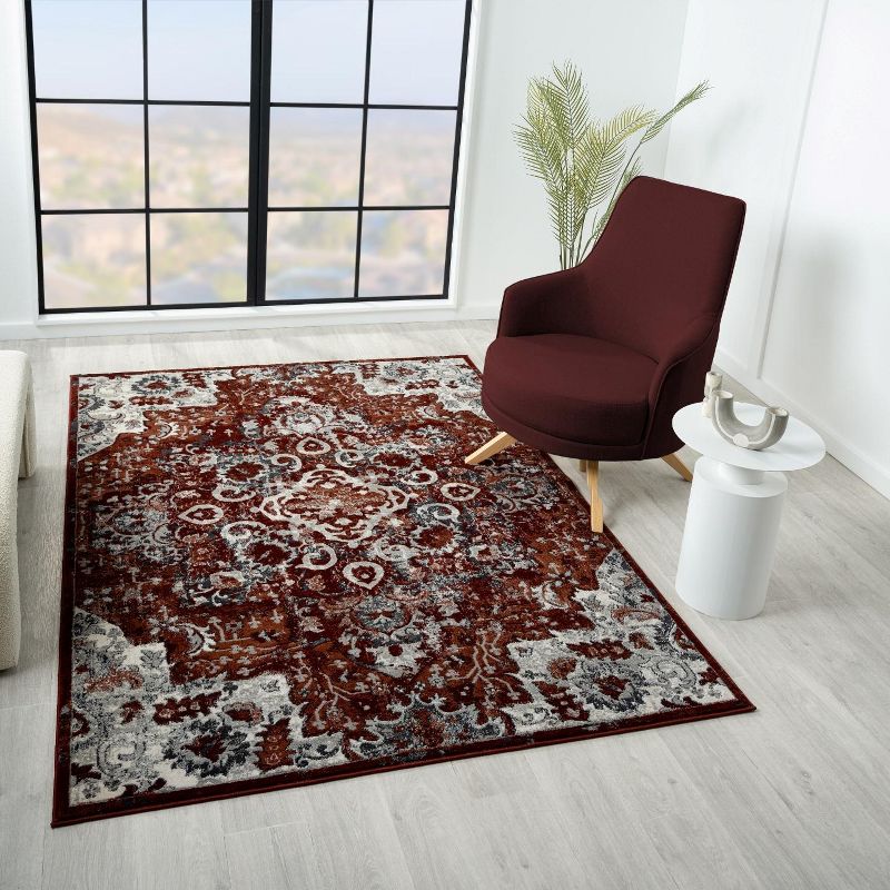 Moroccan Medallion Area Rug, 1 of 13