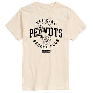 Men's - Peanuts - Peanuts Soccer Club Short Sleeve Graphic T-Shirt - 1 of 4