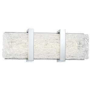 George Kovacs Lighting Forest Ice II 1 - Light Vanity in  Chrome - 1 of 3