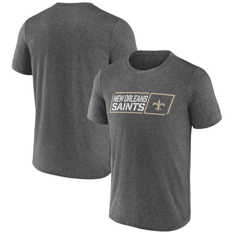 NFL New Orleans Saints Men&#39;s Quick Tag Athleisure T-Shirt, 1 of 4
