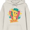 My Little Pony Generation 5 Hitch Long Sleeve Sand Adult Hooded Sweatshirt - 2 of 2