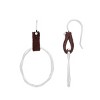 Silpada 'Canyon Dreams' Sterling Silver Leather Drop Earrings - 2 of 4