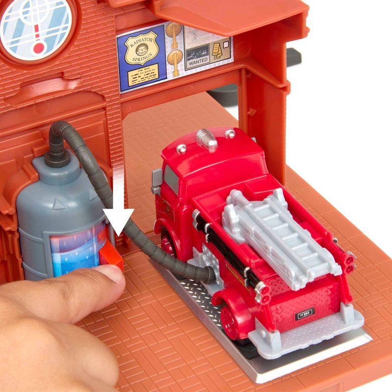 Disney Cars  Red Fire Station Playset, 5 of 8