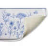 Stupell Industries Single Blue Flower Sprigs Printed Plush Bath Mat And Bath Rug, Design By Susan Winget, 18"X30" - 2 of 4
