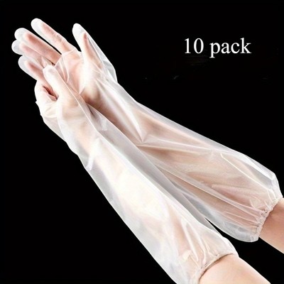 Paaaawaters 10/20/30 Pairs Durable and Comfortable Kitchen Cleaning Gloves, Extended, Waterproof, Oil Resistant, Multipurpose