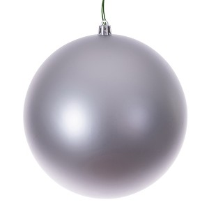 Vickerman Silver Ball Ornament - 1 of 1