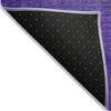 Green Purple And Charcoal Ombre Washable Indoor Outdoor Area Rug - 4 of 4