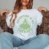 Simply Sage Market Women's Adventure Is My Therapy Short Sleeve Garment Dyed Tee - 2 of 2