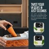 Multipurpose Vegetable Chopper and Spiralizer, 4-in-1 Heavy Duty Manual Food Slicer and Kitchen Dicer & Meal Prep Container for Potatoes, and Veggies - 4 of 4