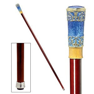 Design Toscano The Imperial Collection: Napoleonic Enameled Walking Stick - 1 of 4