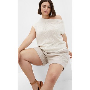 Women's Plus Size Lia Top - butter | CITY CHIC - 1 of 4
