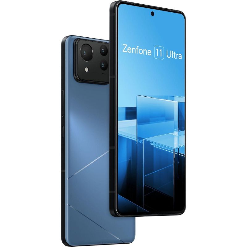 ASUS Zenfone 11 Ultra Unlocked Android Phone US Version 12GB+256GB 6.78” FHD+ AMOLED 120Hz Fast Display 5G Dual SIM Skyline Blue AI2401-12G256G-BL, 1 of 5