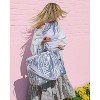 Packed Party Silver Puffy Confetti Weekender Duffle Bag, Overnight Travel Luggage for Women, Great for Ladies at the Gym, Airlines, Travel, Hospital - 2 of 3
