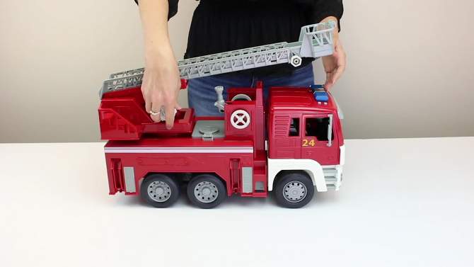 DRIVEN by Battat &#8211; Toy Fire Truck &#8211; Standard Series, 2 of 9, play video