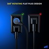 Maximm 360° Rotating Flat Plug Extension Cord Flat Cord with Slim Space-Saving Plug Design, 16 AWG - 4 of 4