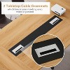 Tribesigns Large Meeting Table, Modern Rectangular Seminar Table - 4 of 4
