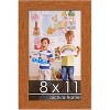 PosterPalooza | Photo Size Slim Profile Brown Frame - UV Acrylic, Foam Board Backing, Hanging Hardware - 2 of 4