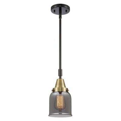 Bell - 1 Light Stem Hung Mini Pendant In Industrial Style-11.13 Inches Tall and 5 Inches Wide