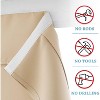 NICETOWN Door Curtain Blackout Window Tie up Shades Thermal Insulated for Kitchen Bedroom Kids Nursery 1 Panels - 3 of 4