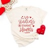 My Students Are Sweet Hearts - Women's Garment Dyed Graphic T-Shirt - 2 of 4