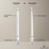 12pk 8" Mulberry Unscented Dripless Classic Taper Candle - Colonial Candle - image 4 of 4