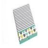 Bacati - Elephants Mint/Yellow/Gray Collapsible Laundry Hamper - 3 of 4