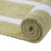 Hotel Bath Rug 100% Premium Cotton Tufted Two Tone Reversible Bathroom Rug, Soft & Water Absorbent, Machine Washable Bath Mat - 4 of 4