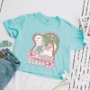 Simply Sage Market Women's Summer Vibes Flowers Short Sleeve Relaxed Fit Cropped Tee - 3 of 3
