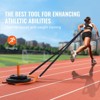 VEVOR Weight Training Pull Sled, Fitness Strength Speed Training Sled, Steel Power Sled Workout Equipment for Athletic Exercise and Speed Improvement - 3 of 4