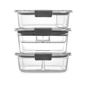Food Storage Containers, 12 Piece Sandwich and Salad Lunch Kit, Leak-Proof, BPA Free, Clear Tritan Plastic - 1 of 4