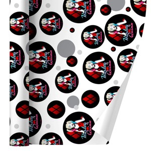 Harley Quinn Animated Series Harley Diamonds Gift Wrap 30" x 72" - 1 of 4