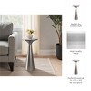 Living Room End Tables with Artistic Appeal - Marble Top and Metal Base End Table and Side Table Design for Small Spaces - 3 of 4